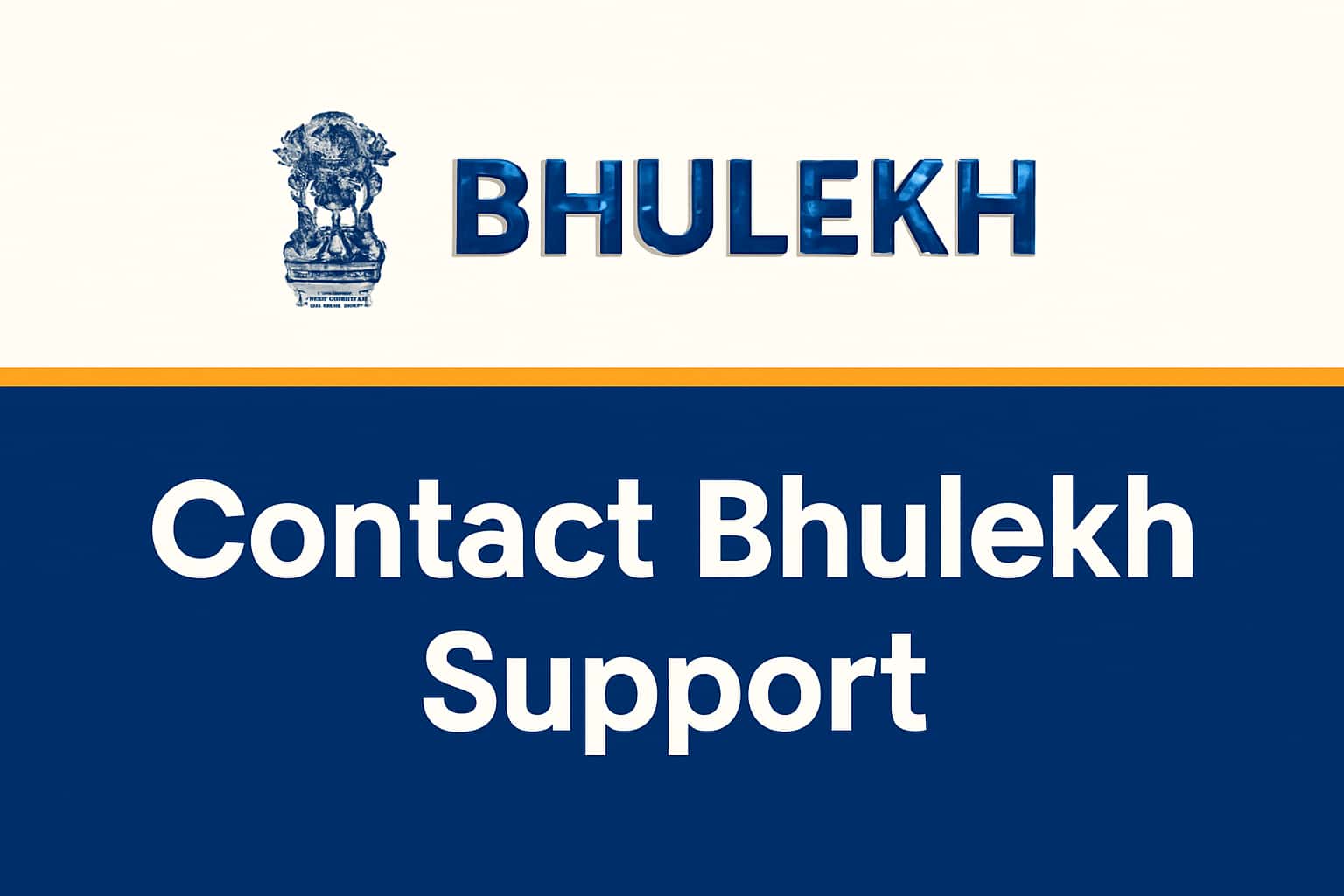 Contact Bhulekh Support